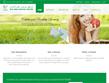 Tablet Screenshot of binarabdental.com